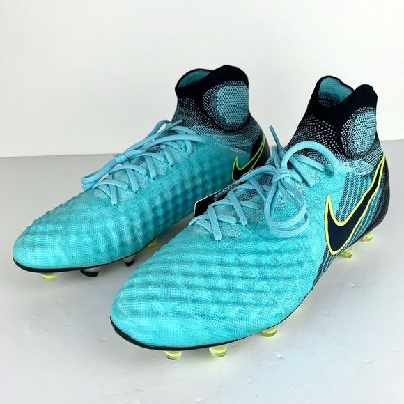 Nike Shoes - Nike Magista Obra II FG Flyknit ACC Green Cleats